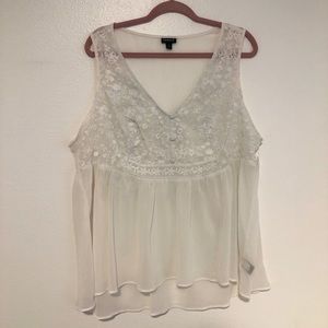 Torrid Sheer Flowing Top